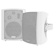 Vision SP-1800 altoparlante 3-vie Bianco Cablato 50 W (VISION Professional Pair 5.25 Wall Speakers - LIFETIME WARRANTY Watt power handling 3-way with Bass reflex horizontal C brackets included white) [SP-1800]