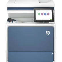 HP LaserJet Stampante multifunzione Color Enterprise 5800dn, Stampa, copia, scansione, fax (opzionale), Alimentatore automatico di documenti; vassoi ad alta capacità opzionali; touchscreen; cartuccia TerraJet [6QN29A#B19]