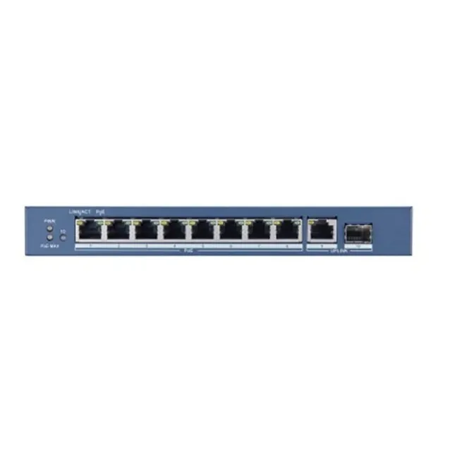 Hikvision DS-3E0510P-E switch di rete Non gestito Gigabit Ethernet (10/100/1000) Supporto Power over (PoE) Blu [DS-3E0510P-E]