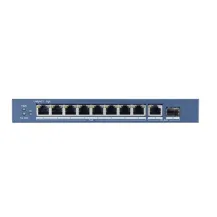 Hikvision DS-3E0510P-E switch di rete Non gestito Gigabit Ethernet (10/100/1000) Supporto Power over (PoE) Blu [DS-3E0510P-E]