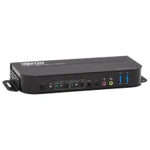 Tripp Lite B005-HUA2-K switch per keyboard-video-mouse [kvm] Nero (2-Port HDMI/USB KVM Switch - 4K 60 Hz, HDR, HDCP 2.2, IR, USB Sharing, 3.0 Cables) [B005-HUA2-K]