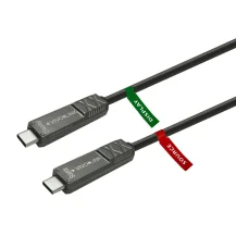 Vivolink PROUSBCMM12.5OP cavo USB 12,5 m 3.2 Gen 2 [3.1 2] C Nero (USB-C to USB-C Cable 12.5m - Supports 20 Gbps data Certified for Business Warranty: 144M) [PROUSBCMM12.5OP]