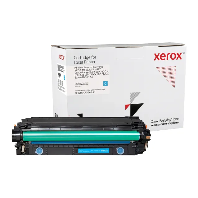 Everyday Toner ™ di Xerox Ciano compatibile con HP 508X (CF361X/ CRG-040HC), High capacity [006R03680]