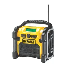 DeWALT DCR020-QW radio Portatile Digitale Nero, Giallo con batteria e caricabatteria [DCR020-QW]