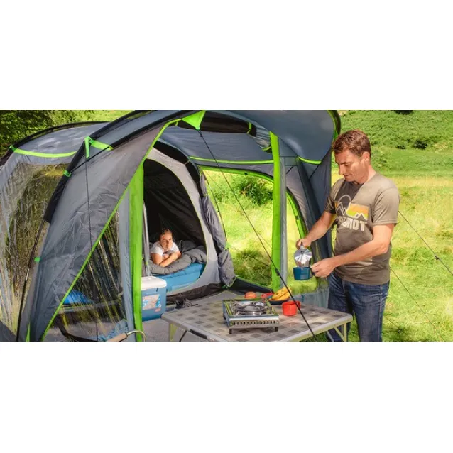 Tenda a tunnel Coleman Meadowood 4 persone grigio/verde