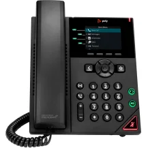 Telefono IP POLY VVX250 4-LINE PHONE+POE-ENB - Versione UK [89B62AA#AC3]