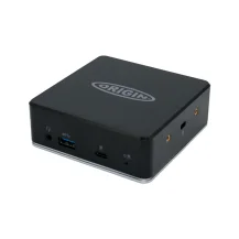 Origin Storage USB-C/A Docking Station with 85w PD including USB-C to Cable - EU Power USB 3.2 Gen 1 (3.1 Gen 1) Type-A + Type-C Black