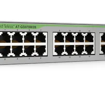 Switch di rete Allied Telesis GS970M Gestito L3 Gigabit Ethernet (10/100/1000) 1U Grigio [AT-GS970M/28PS-50]