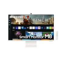 Samsung M80B Monitor PC 81,3 cm [32] 3840 x 2160 Pixel 4K Ultra HD Bianco (Samsung 32 Smart Monitor) [LS32BM801UUXXU]