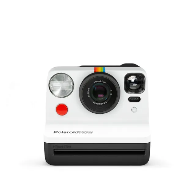 Fotocamera a stampa istantanea Polaroid Now Nero, Bianco [9059]