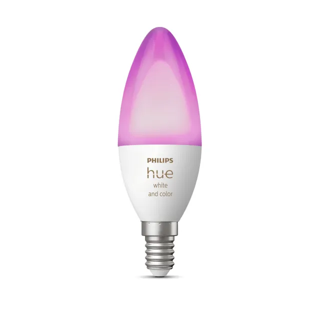 Philips by Signify Hue White and Color ambiance Ambiance Lampadina Smart LED, Attacco E14, Luce Bianca o Colorata, 4W [8719514356610]