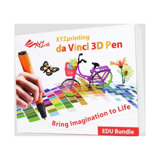 XYZprinting Da Vinci penna 3D 0,8 mm Nero, Arancione [XYZ3DPENEDU]
