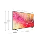 Samsung TV Crystal UHD 4K 65” UE65DU7170UXZT Smart Wi-Fi Black 2024, Processore 4K, Upscaling, Slim Look Design, OTS Lite [UE65DU7170UXZT]