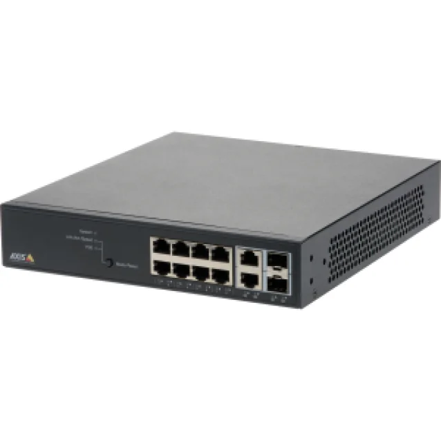 Axis 01191-002 switch di rete Gestito Gigabit Ethernet (10/100/1000) Supporto Power over (PoE) Nero [01191-002]