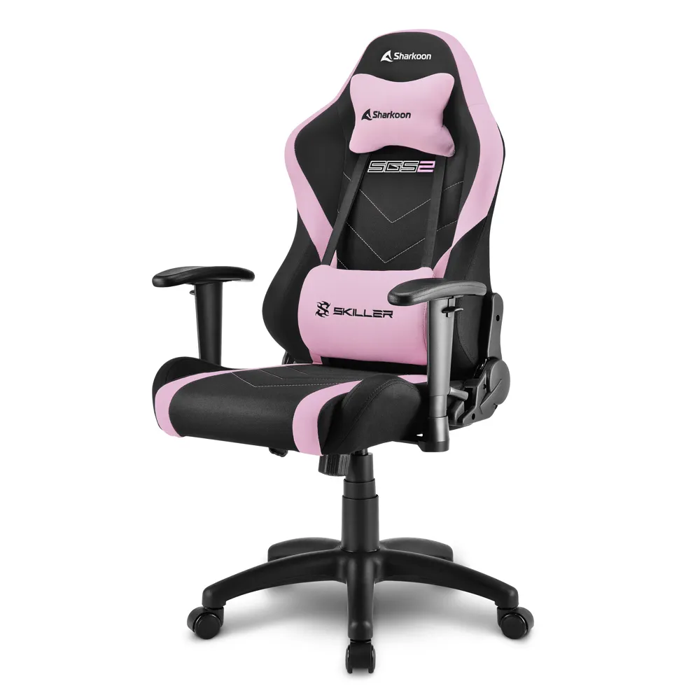 Sedia da gamer Sharkoon Skiller SGS2 Jr. per gaming universale Seduta  imbottita Nero, Rosa [4044951032334]: info e prezzi