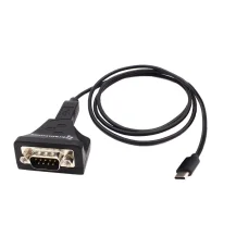 Brainboxes US-759 adattatore per inversione del genere dei cavi USB-C RS232 Nero (Brainboxes to Isolated) [US-759]