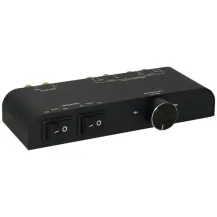 Microconnect MC-GEN-270 commutatore audio Nero (Speaker Control 4 way - with Banana Connector, This product is only approved for connection to loudspeaker outputsof Warranty: 36M) [MC-GEN-270]