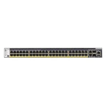 Switch di rete NETGEAR M4300-52G-PoE+ 1000W PSU Gestito L2/L3/L4 Gigabit Ethernet (10/100/1000) Supporto Power over (PoE) 1U Nero [GSM4352PB-100NES]