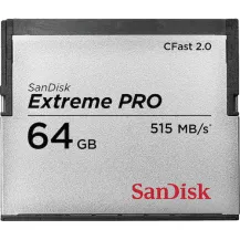 SanDisk SDCFSP-064G-G46D memoria flash 64 GB CFast 2.0 (EXTREME PRO CFAST 2.0,64GB Extreme Pro, 2.0, 515MB/s) [SDCFSP-064G-G46D]