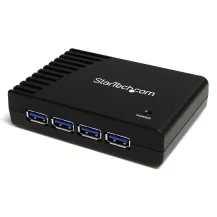 Hub USB StarTech.com ST4300USB3GB hub di interfaccia 2.0 Type-B 5000 Mbit/s Nero (4 PORT BLACK SUPERSPEED 3.0 - HUB) [ST4300USB3GB]