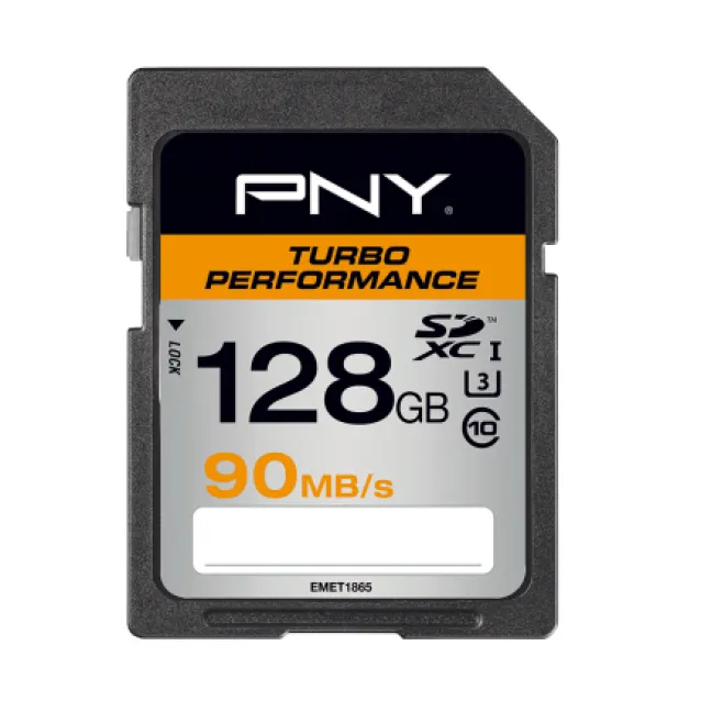 Memoria flash PNY Turbo Performance 128 GB SDXC UHS-I Classe 10 [SD128TURPER90-EF]