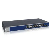Switch di rete NETGEAR XS724EM Gestito L2 10G Ethernet (100/1000/10000) 1U Blu, Grigio [XS724EM-100EUS]
