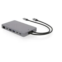 USB-C Display Dock 2 4K 12 - Port, 2x HDMI, Mini-DP, DP, DVI, VGA, Eth., USB 3.0, USB-C, Aluminium, Space Gray LMP Warranty: 12M [LMP-USBC-DDOCK2-SG]