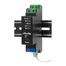 Shelly Pro 2PM trasmettitore di potenza Nero 2 [Shelly Pro2PM]
