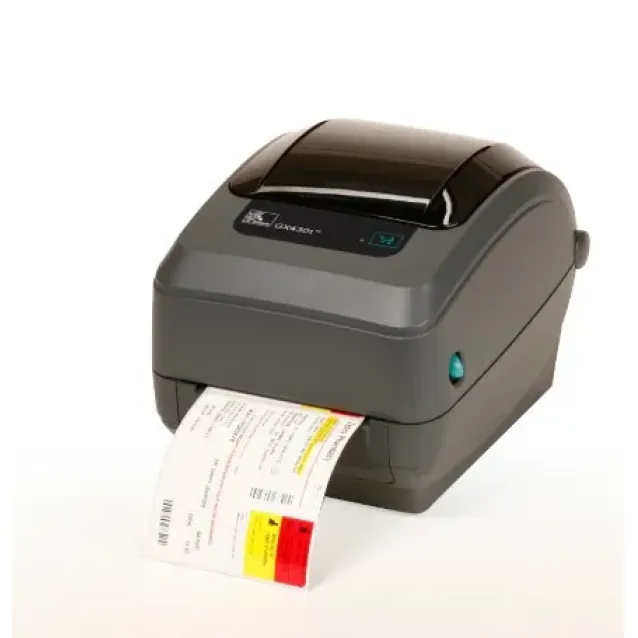Stampante per etichette/CD Zebra GX430t stampante etichette (CD) Trasferimento termico 300 x DPI Cablato [GX43-102420-000]