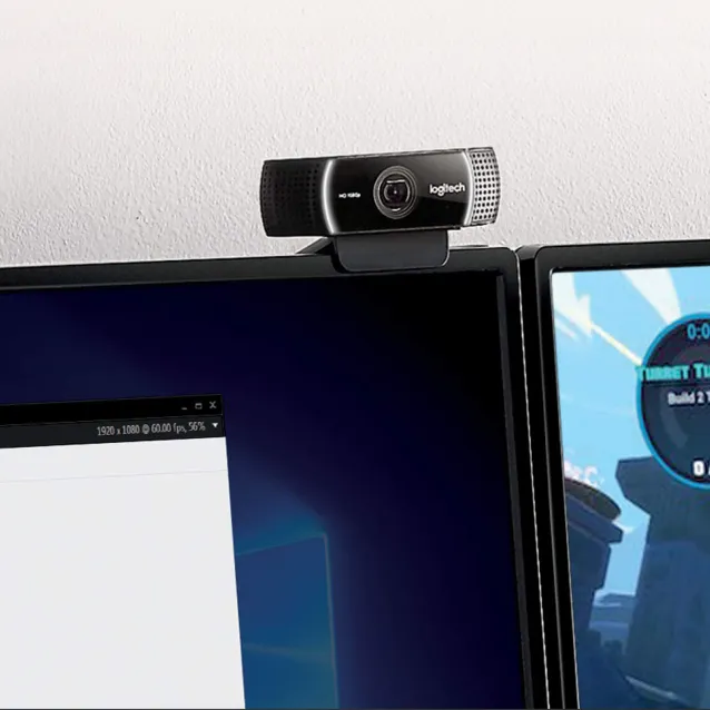 Logitech C922 Pro Stream webcam 1920 x 1080 Pixel USB Nero [960-001088]