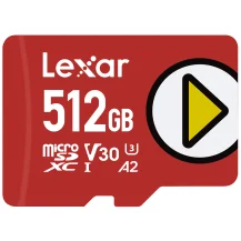 Memoria flash Lexar PLAY microSDXC UHS-I Card 512 GB Classe 10 (512GB cards, up to 150MB/s read) [LMSPLAY512G-BNNNG]
