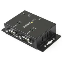 Hub USB StarTech.com adattatore a seriale 2 porte per montaggio parete con clip guide DIN [ICUSB2322I]