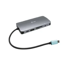 i-tec Metal USB-C Travel Nano Dock HDMI/VGA with LAN + Power Delivery 100 W (I-TEC NANO DOCK - ST. PD 100W) [C31NANODOCKVGAPD]