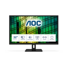 AOC E2 Q32E2N LED display 80 cm [31.5] 2560 x 1440 Pixel Quad HD Nero (AOC 31.5 IPS MONITOR SPK Q32E2N) [Q32E2N]