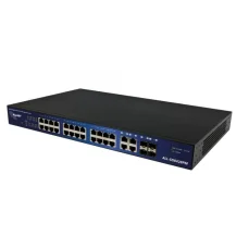 ALLNET ALL-SG8428PM switch di rete Gestito L2 Gigabit Ethernet (10/100/1000) Supporto Power over (PoE) 1U Nero [ALL-SG8428PM]