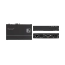 Kramer Electronics TP-580R Ricevitore AV Nero (TP-580R - 4K60 4:2:0 HDMI HDCP 2.2 Receiver with RS–232 & IR over Long–Reach HDBaseT) [TP-580R]