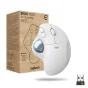 Logitech ERGO M575 for Business mouse Mano destra RF senza fili + Bluetooth Trackball 2000 DPI (ERGO FOR BUSINESS - OFFWHITE EMEA) [910-006438]