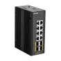 Switch di rete D-Link DIS‑300G‑12SW Gestito L2 Gigabit Ethernet (10/100/1000) Nero [DIS-300G-12SW]