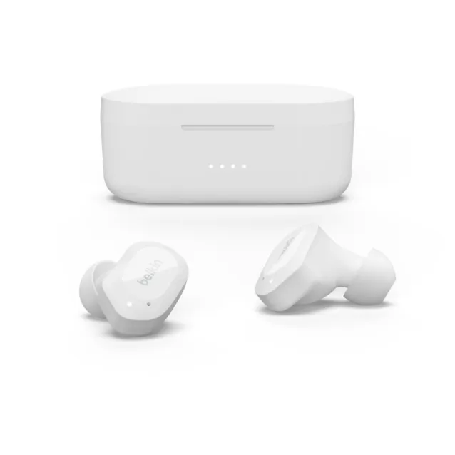 Cuffia con microfono Belkin SOUNDFORM Play Auricolare True Wireless Stereo (TWS) In-ear Bluetooth Bianco [AUC005BTWH]