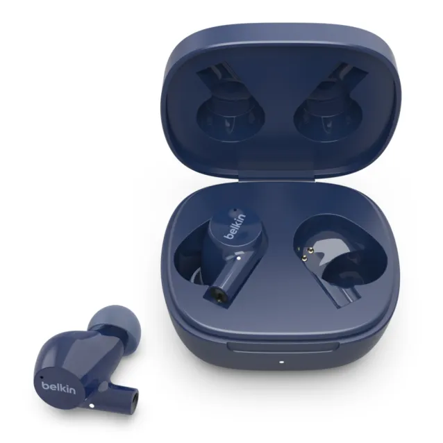 Cuffia con microfono Belkin SoundForm Rise Auricolare True Wireless Stereo (TWS) In-ear Bluetooth Blu [AUC004BTBL]