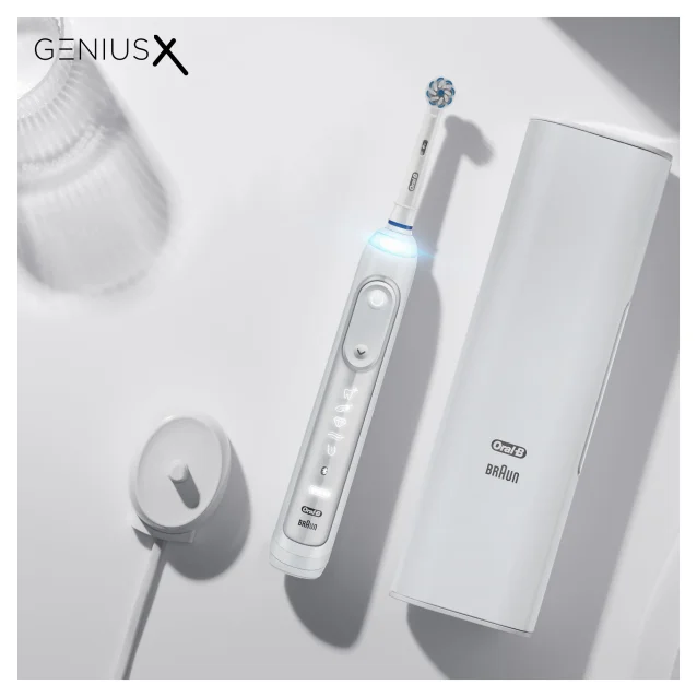 Oral-B Genius X 80354130 spazzolino elettrico Adulto Spazzolino oscillante Bianco [4210201396987]