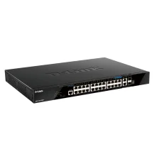 D-Link DGS-1520-28MP/E switch di rete Gestito L3 Gigabit Ethernet (10/100/1000) Supporto Power over (PoE) 1U Nero [DGS-1520-28MP/E]