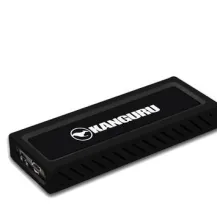 SSD esterno Kanguru UltraLock 2000 GB Nero (Kanguru USB-C M.2 NVMe 2TB Portable Solid State Drive - External Black TAA Compliant USB 3.1 Type C 675 MB/s Maximum Read Transfer Rate) [U3-NVMWP-2T]