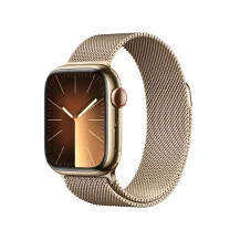 Smartwatch Apple Watch Series 9 41 mm Digitale 352 x 430 Pixel Touch screen 4G Oro Wi-Fi GPS (satellitare) [MRJ73QF/A]