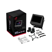 Asus ROG Ryujin III WB CPU Water Block, Full-Colour 3.5 LCD Customisable Screen, Embedded VRM Fan, Black [90RC00V0-M0UAY0]