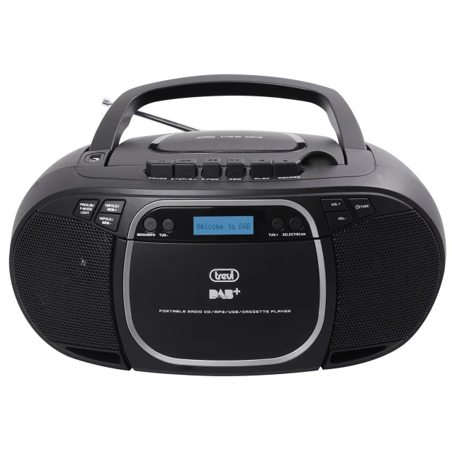 Radio CD Trevi CMP 576 DAB Digitale 3 W DAB, DAB+, FM Nero Riproduzione MP3