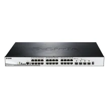 D-Link DGS-1510-28XMP switch di rete Gestito L2/L3 Gigabit Ethernet (10/100/1000) Supporto Power over (PoE) Nero, Grigio [DGS-1510-28XMP]