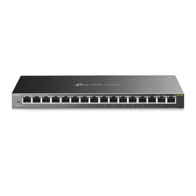Switch di rete TP-Link TL-SG116E Non gestito L2 Gigabit Ethernet (10/100/1000) Nero [TL-SG116E V1]