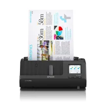 Epson ES-C380W Scanner con ADF + alimentatore di fogli 600 x DPI A4 Nero (Epson - Sheetfed scanner Duplex A4/Legal dpi [20 sheets] up to 3500 scans per day USB 2.0, Wi-Fi[n]) [B11B269401BY]