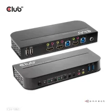 CLUB3D CSV-1382 switch per keyboard-video-mouse (kvm) Nero [CSV-1382]